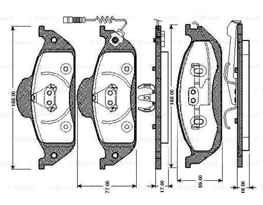 BOSCH 0 986 TB2 781 Brake...