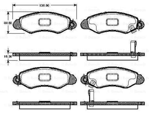 BOSCH 0 986 TB2 785 Brake...