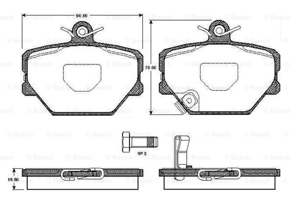 BOSCH 0 986 TB2 787 Brake...