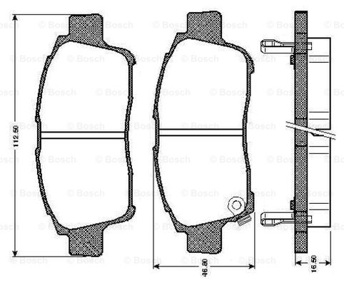 BOSCH 0 986 TB2 791 Brake...