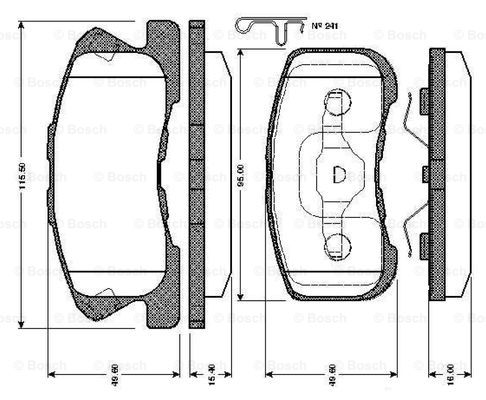 BOSCH 0 986 TB2 794 Brake...