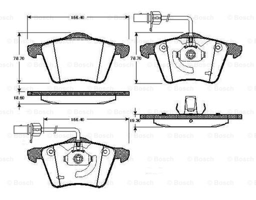 BOSCH 0 986 TB2 795 Brake...