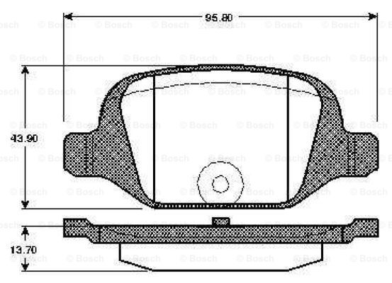 BOSCH 0 986 TB2 796 Brake...