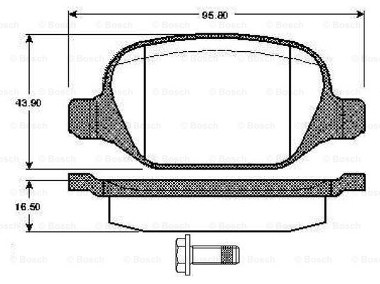 BOSCH 0 986 TB2 797 Brake...