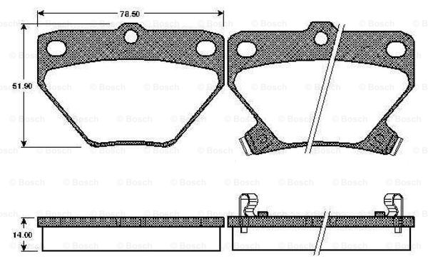 BOSCH 0 986 TB2 802 Brake...