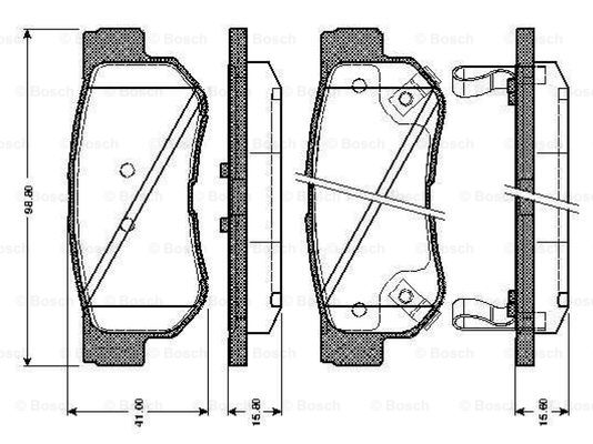 BOSCH 0 986 TB2 804 Brake...