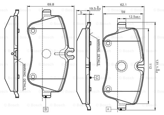 BOSCH 0 986 TB2 814 Brake...