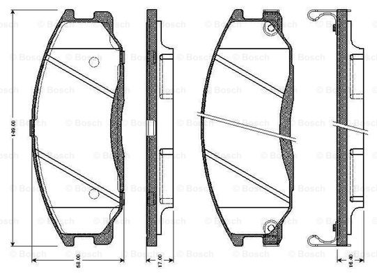 BOSCH 0 986 TB2 816 Brake...