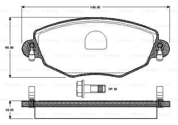 BOSCH 0 986 TB2 819 Brake...