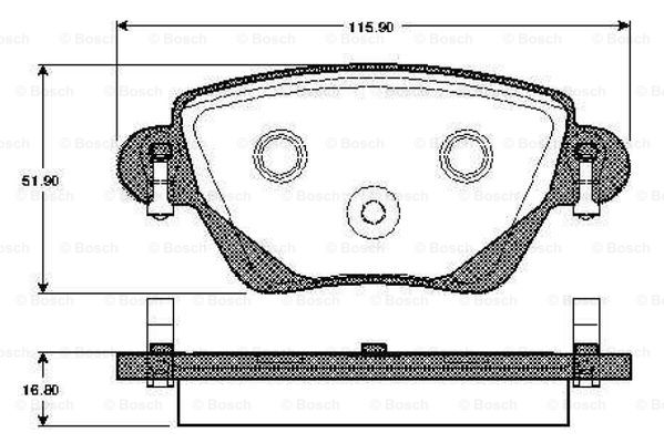 BOSCH 0 986 TB2 820 Brake...