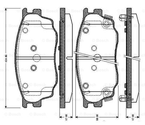 BOSCH 0 986 TB2 822 Brake...