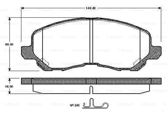 BOSCH 0 986 TB2 825 Brake...