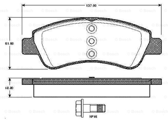 BOSCH 0 986 TB2 830 Brake...