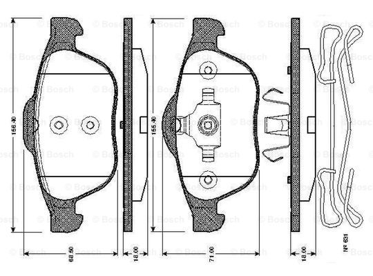 BOSCH 0 986 TB2 831 Brake...