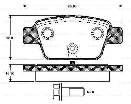 BOSCH 0 986 TB2 837 Brake...