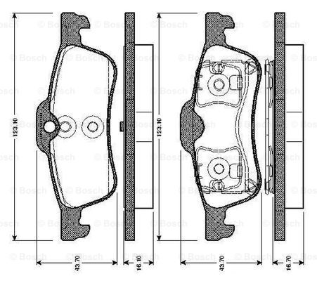 BOSCH 0 986 TB2 838 Brake...