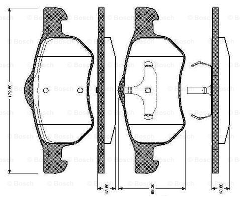 BOSCH 0 986 TB2 841 Brake...