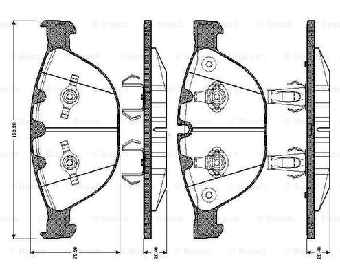 BOSCH 0 986 TB2 847 Brake...