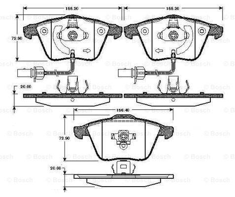 BOSCH 0 986 TB2 849 Brake...