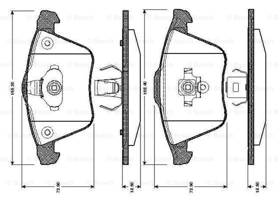 BOSCH 0 986 TB2 850 Brake...