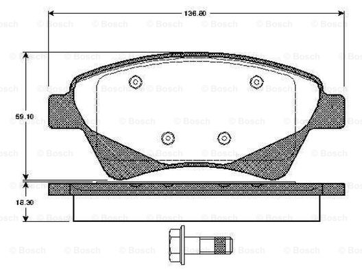 BOSCH 0 986 TB2 852 Brake...