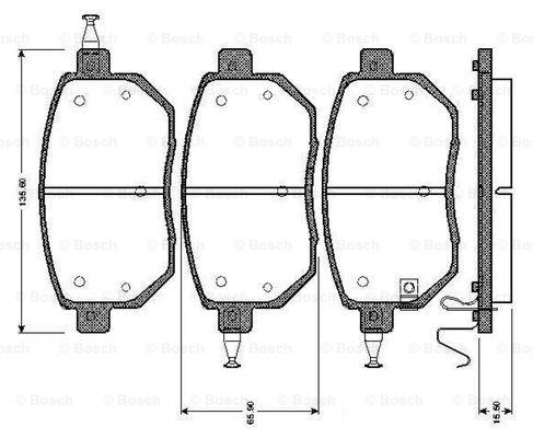 BOSCH 0 986 TB2 856 Brake...