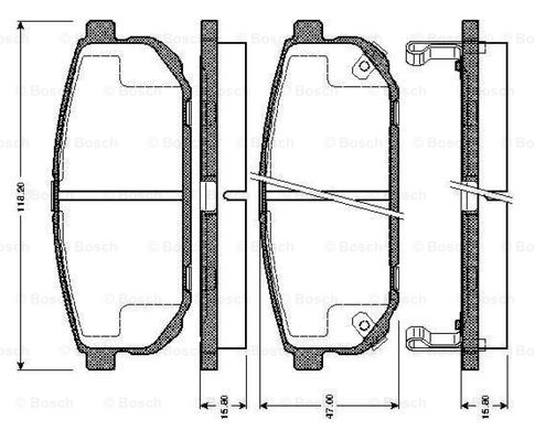 BOSCH 0 986 TB2 861 Brake...