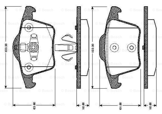 BOSCH 0 986 TB2 863 Brake...