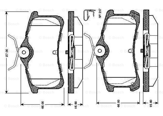 BOSCH 0 986 TB2 865 Brake...