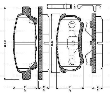 BOSCH 0 986 TB2 866 Brake...