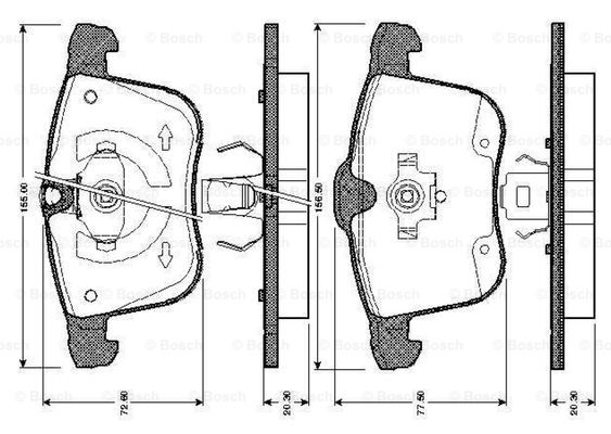 BOSCH 0 986 TB2 867 Brake...