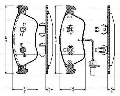 BOSCH 0 986 TB2 868 Brake...