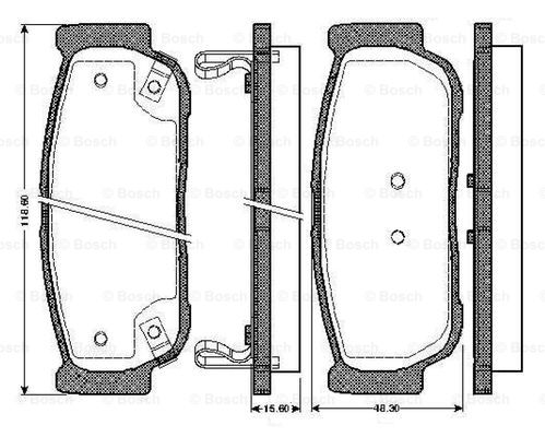 BOSCH 0 986 TB2 870 Brake...