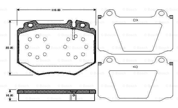 BOSCH 0 986 TB2 871 Brake...