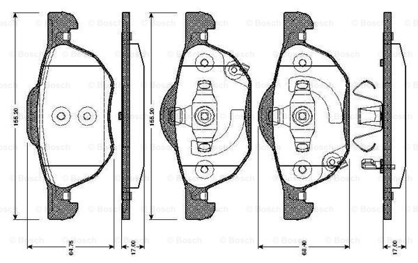 BOSCH 0 986 TB2 873 Brake...