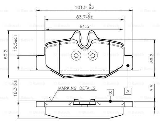 BOSCH 0 986 TB2 883 Brake...