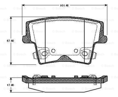 BOSCH 0 986 TB2 887 Brake...