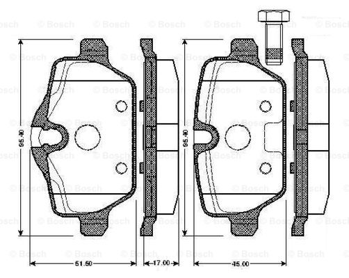 BOSCH 0 986 TB2 890 Brake...