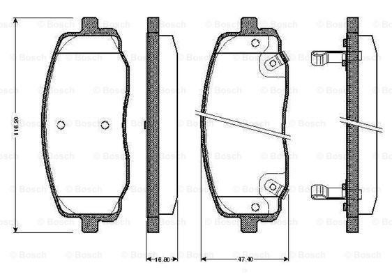 BOSCH 0 986 TB2 891 Brake...