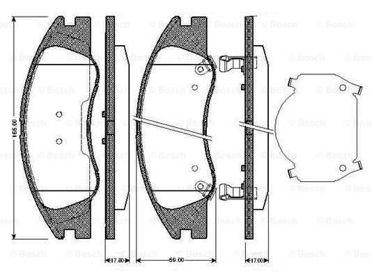 BOSCH 0 986 TB2 892 Brake...