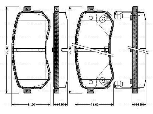 BOSCH 0 986 TB2 893 Brake...