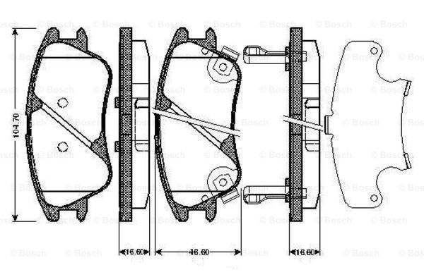 BOSCH 0 986 TB2 897 Brake...