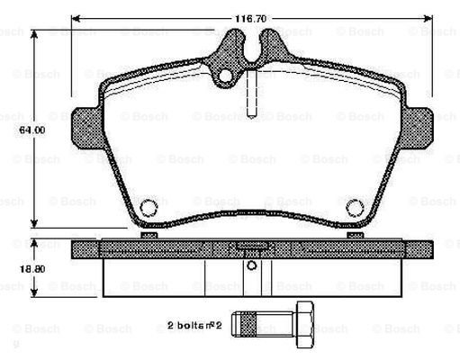 BOSCH 0 986 TB2 898 Brake...