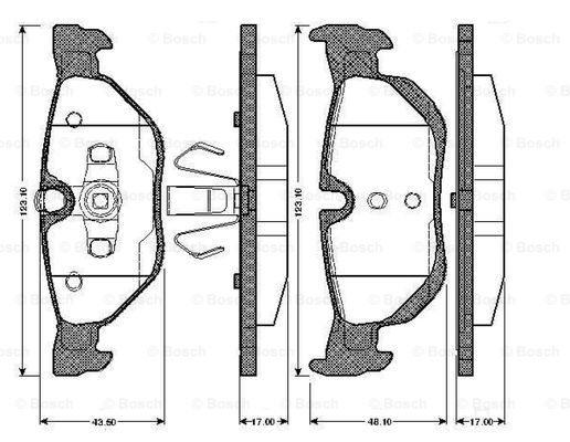 BOSCH 0 986 TB2 899 Brake...