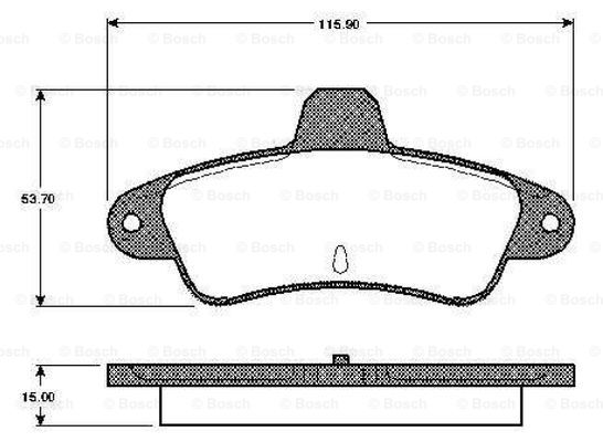 BOSCH 0 986 TB2 911 Brake...