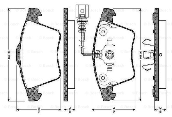 BOSCH 0 986 TB2 922 Brake...