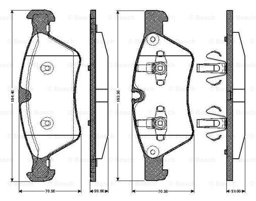 BOSCH 0 986 TB2 928 Brake...