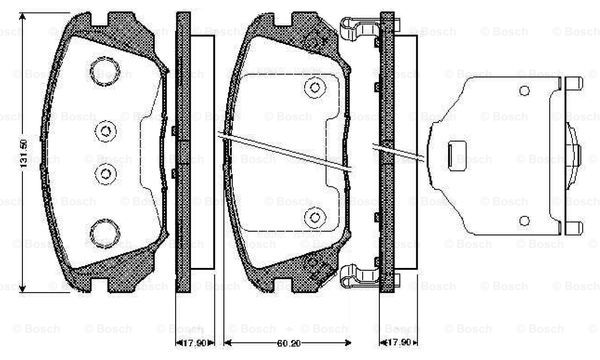 BOSCH 0 986 TB2 933 Brake...