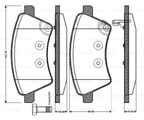 BOSCH 0 986 TB2 936 Brake...