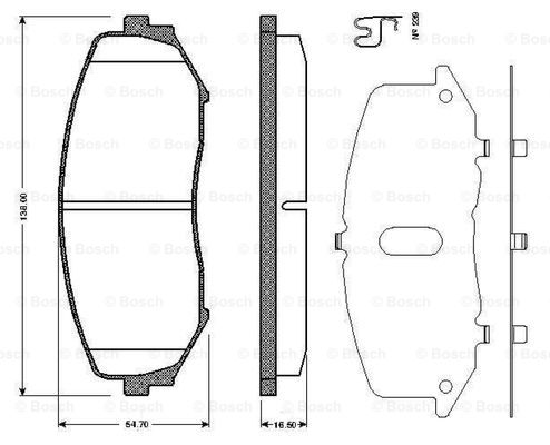 BOSCH 0 986 TB2 941 Brake...